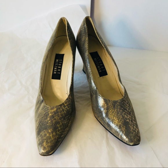 Stuart Weitzman Metallic Pumps - Picture 6 of 12